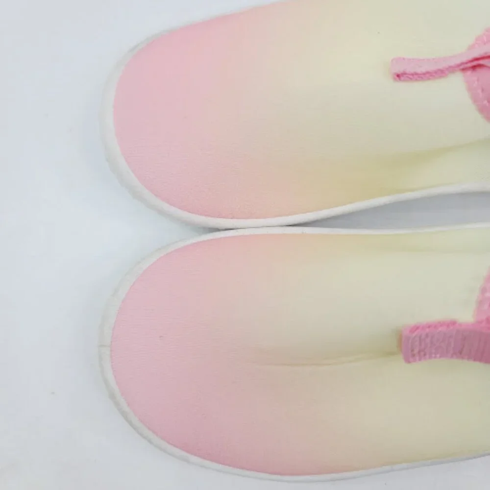 Cat‎ & Jack Girl's Multicolor Light Rainbow Casual Slip-On Shoes Size 7